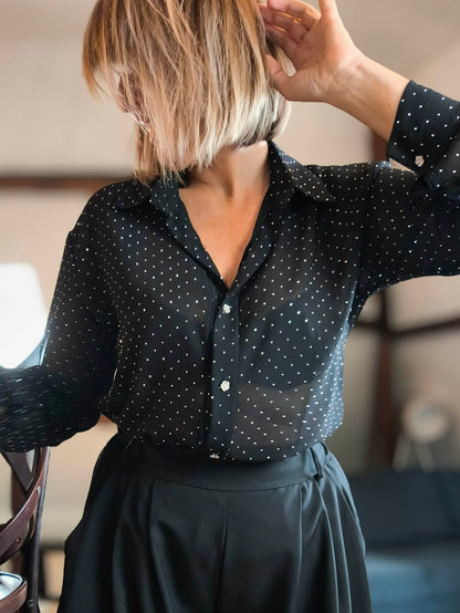 Chemise strass