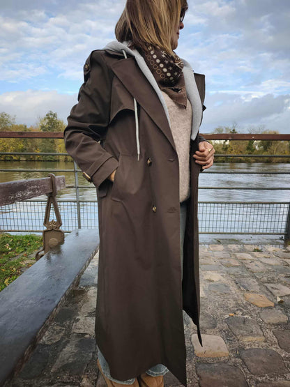 Trench capuche