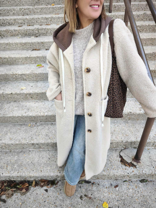 Manteau capuche