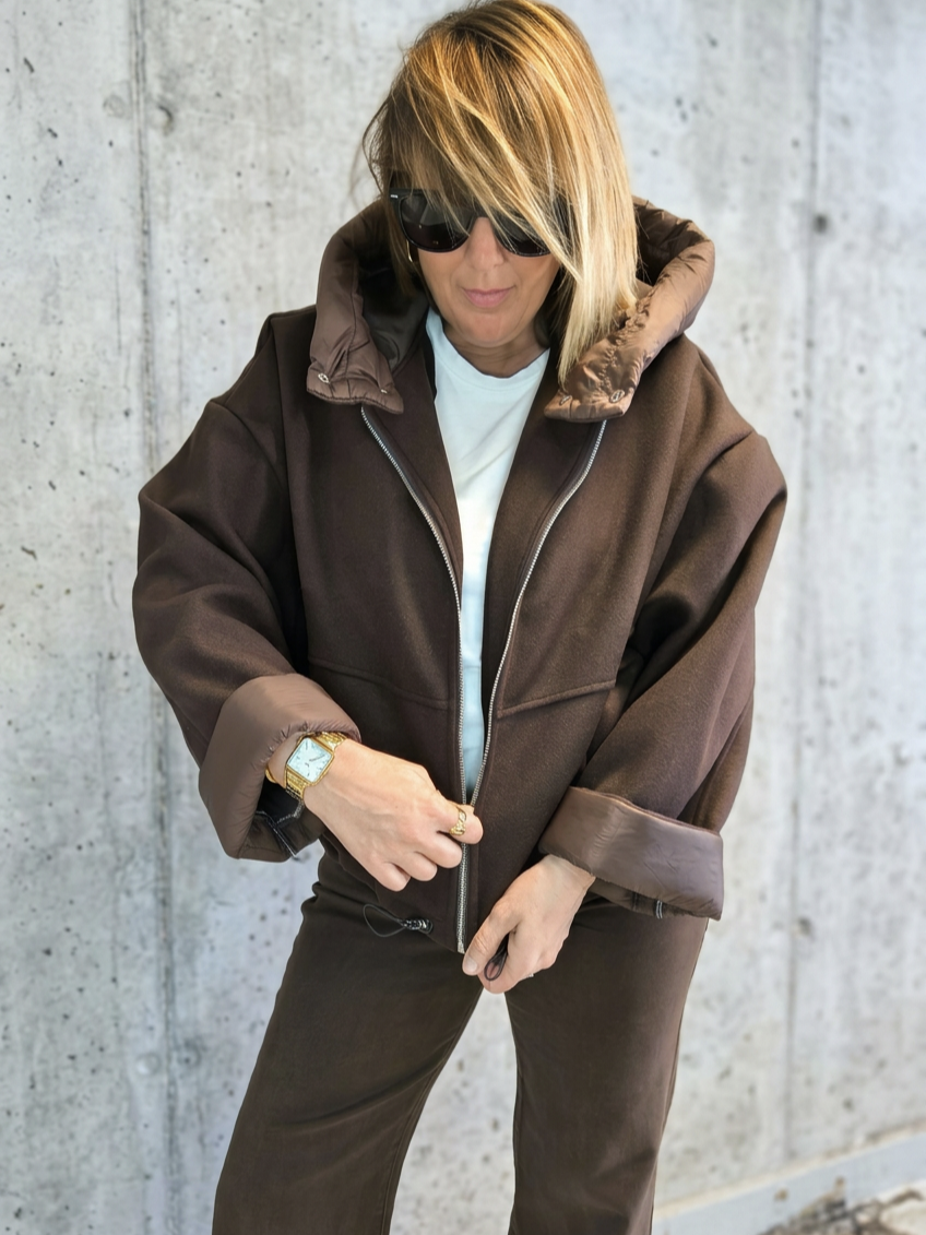 Veste chocolat