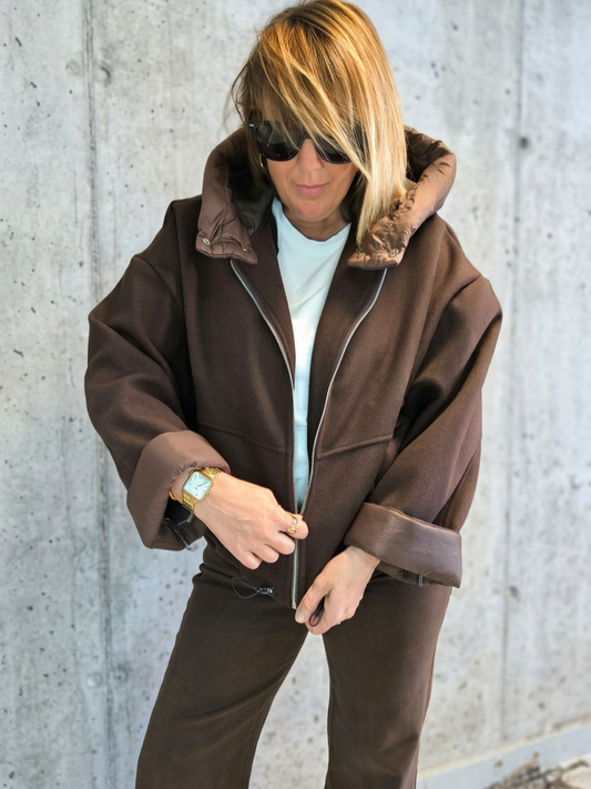 Veste chocolat