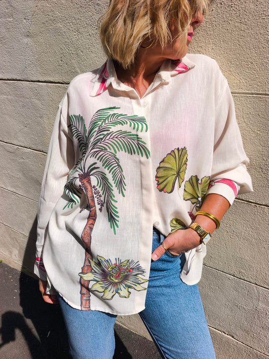 Chemise palmier