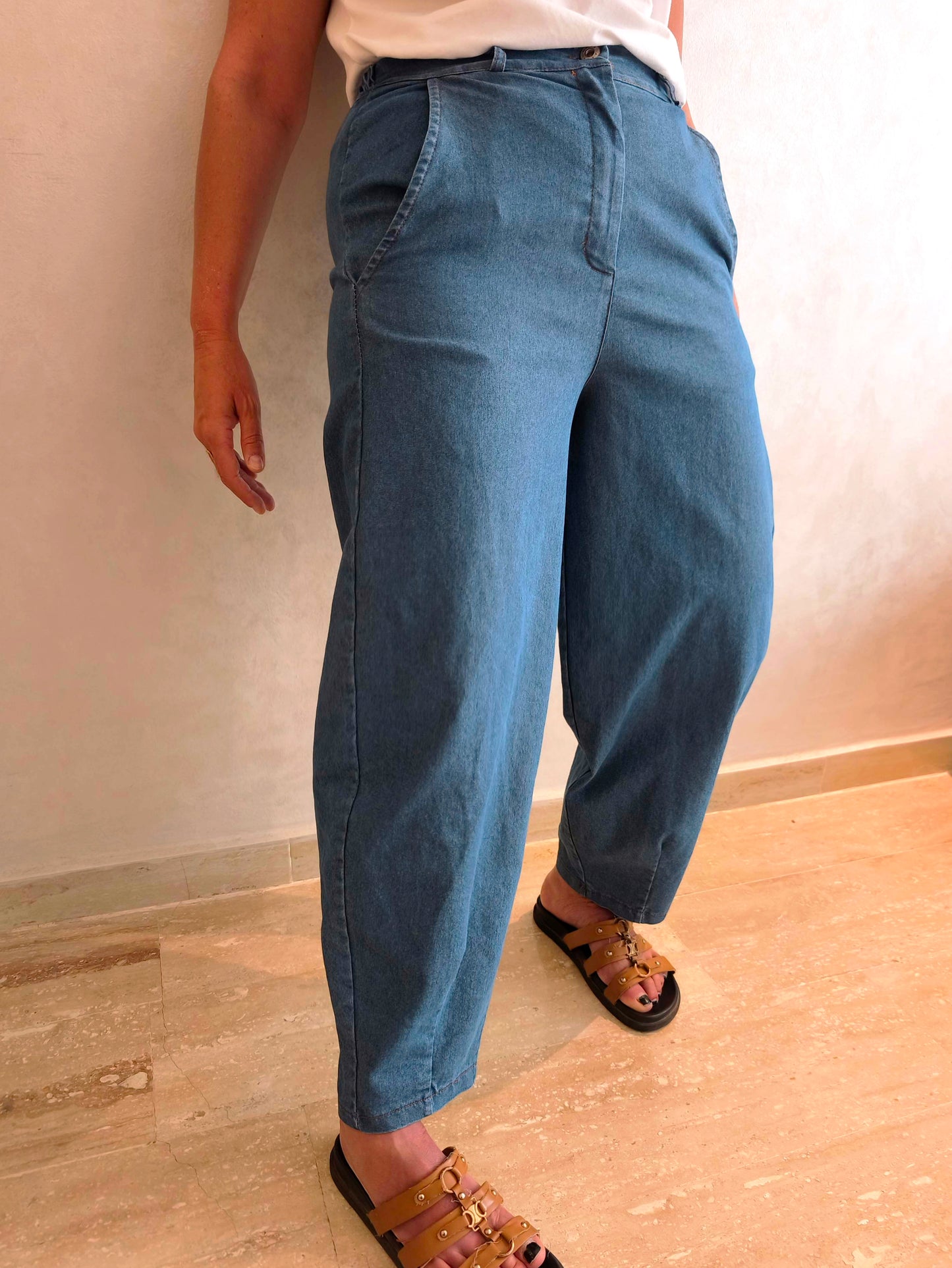Pantalon barrel