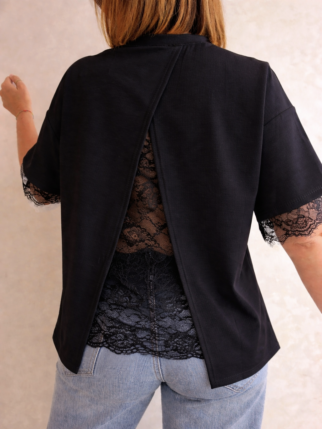 T-shirt dentelle