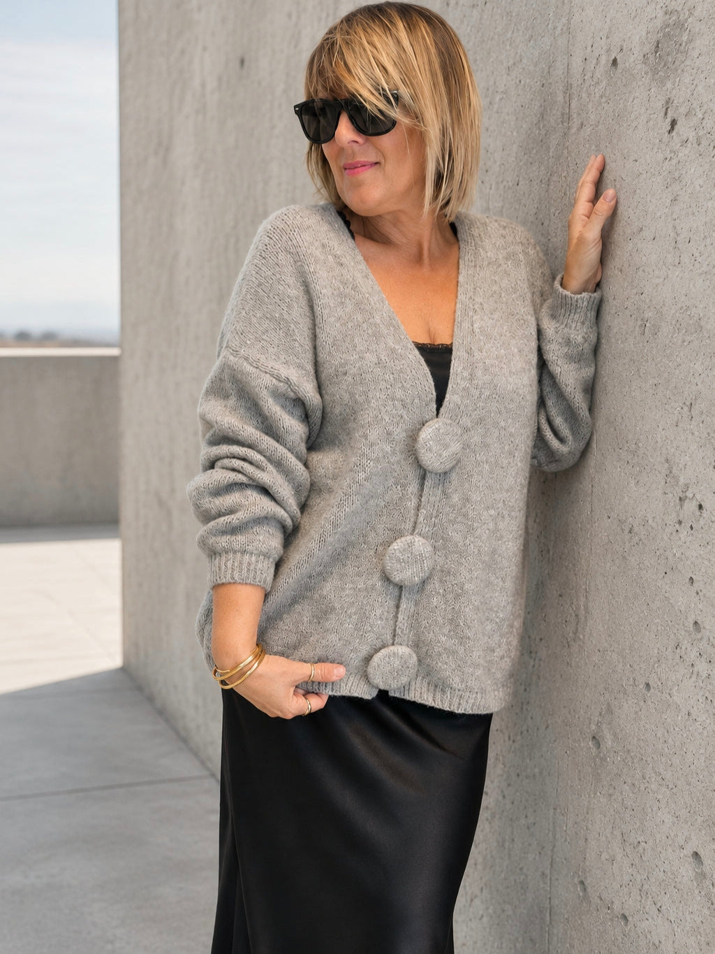 Cardigan Taupe