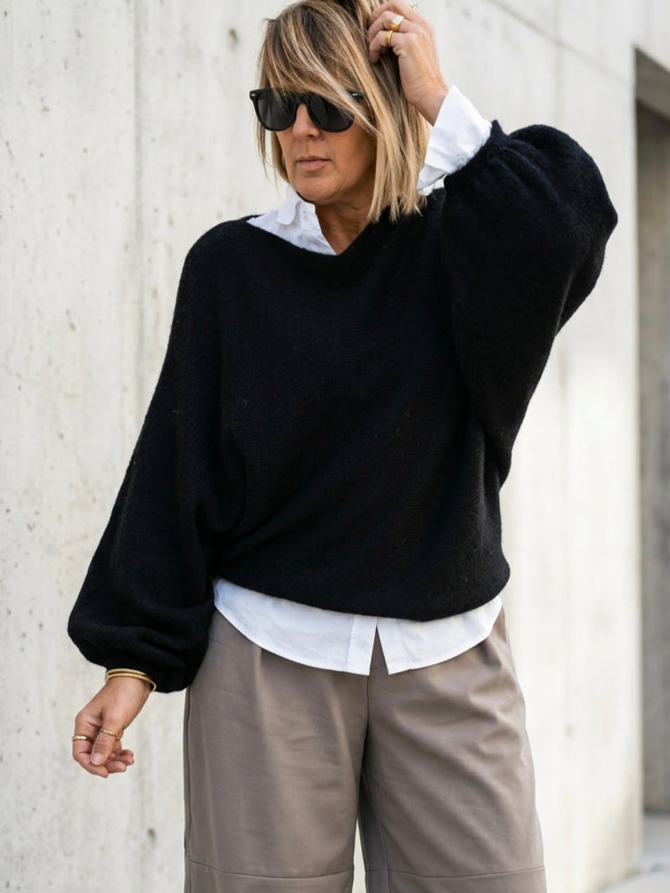 Pull chauve souris