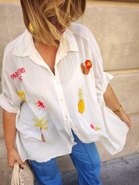 Blouse oversize Ananas