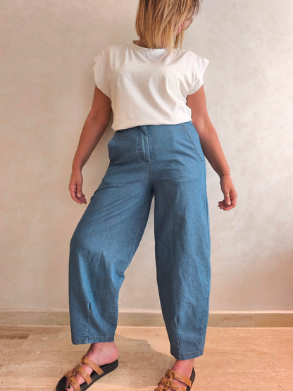 Pantalon barrel